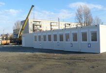 Монтаж модульних будинків в Павлограді звершиться до кінця тижня