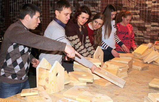 У Павлограді провели майстер-клас по виготовленню будиночків для птахів (ФОТО)