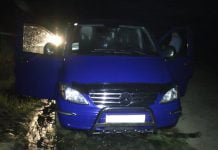 В Орлівщині у водосховищі потонуло авто з трьома пасажирами