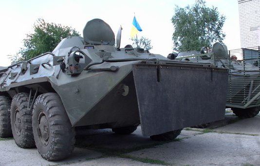 У зону АТО з Павлограда відправлять 2 відремонтовані БТРи (ВІДЕО)