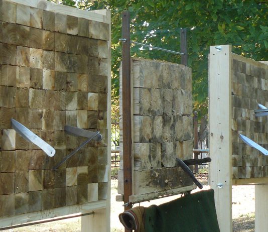 В Павлограде прошли соревнования по метанию ножей