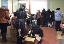 Переселенцам в Павлоград передали «гуманитарку» из Италии