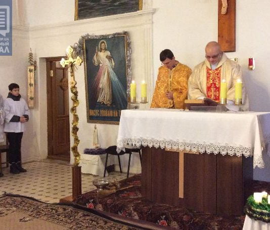 В Павлограде отмечают католическое Рождество