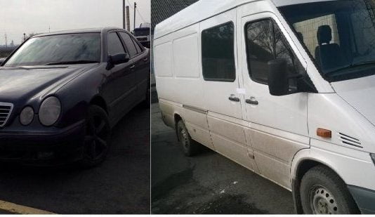 Павлоградские полицейские задержали два «Мерседеса», которые находяться в розыске