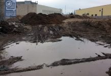 Ул. Горького рискует превратиться в грязное болото (ВИДЕО)