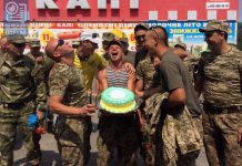 Павлоград встречал дембелей из зоны АТО (ФОТО и ВИДЕО)