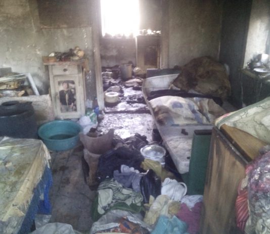 Во время пожара в Павлограде сгорело двое людей