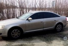 На Павлоградщине остановили автомобиль с «перебитыми» номерами