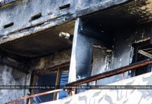 В Павлограде начался ремонт взорванного дома (ФОТО)