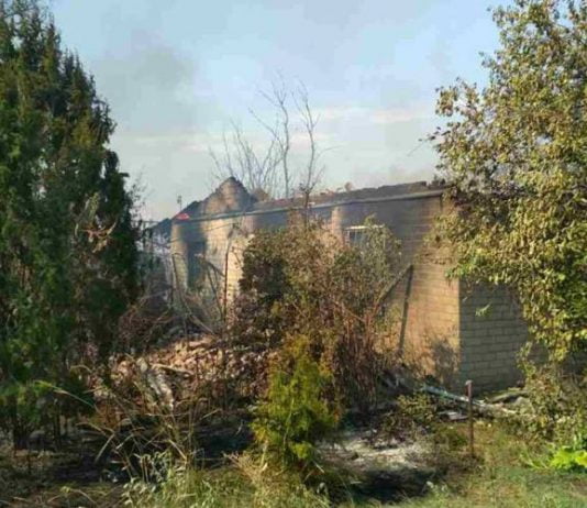 Павлоградец получил тяжелые ожоги, спасая свое имущество от огня (ФОТО)