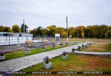 Благодаря конкурсу мини-грантов благоустроили территорию ФСК им. В. Шкуренко (ФОТО)