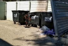 В Павлограде жгут мусорные баки (ВИДЕО)