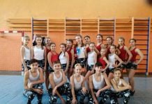 Школьная команда из Павлограда стала лучшей в области по спортивной аэробике