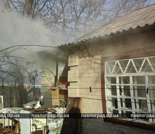 В Павлограде на пожаре обнаружили труп (ФОТО и ВИДЕО)