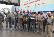 Новогодние 576 тыс. тонн угля от 2-го добычного участка шахты Западно-Донбасская