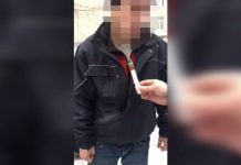 В центре Павлограда задержали мужчину со шприцем в кармане (ВИДЕО)