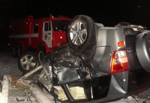 На Павлоградщине водитель на иномарке врезался в отбойник (ВИДЕО)