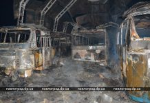 Пожар на автобазе в Николаевке: новые подробности, фото, видео