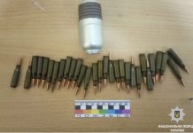 У вора алкоголя нашли боеприпасы