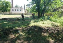 В Павлограде начали уборку территории заброшенной воинской части