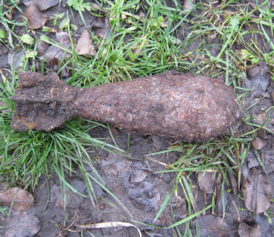 В Павлограде на берегу реки нашли снаряд