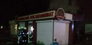 В Павлограде сгорел мясной киоск