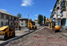 В Першотравенске создают «улицу будущего»