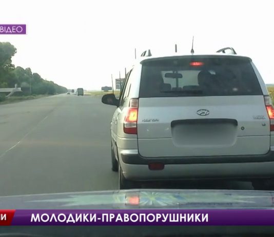 В Павлограде полицейские остановили иномарку с нетрезвой компанией в салоне (ВИДЕО)