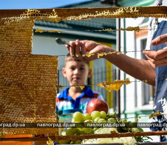 Яблочный Спас в Павлограде отмечают ярмаркой пасечников (ФОТО)