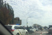 На Днепровской сбили велосипедиста (ФОТО и ВИДЕО)