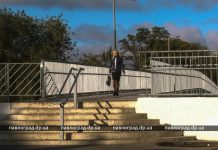 Пешеходный мост через р. Волчья снова открыли