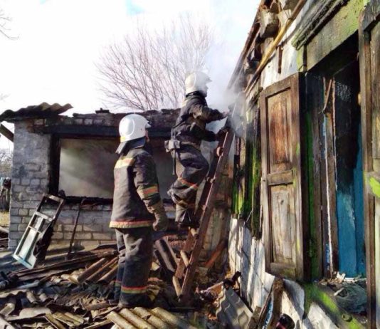 На Павлоградщине во время пожара погиб хозяин дома