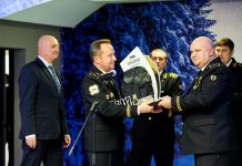 В Першотравенске встретили Новый год в ноябре