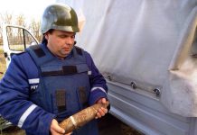 Павлоградка нашла на улице артиллерийский снаряд