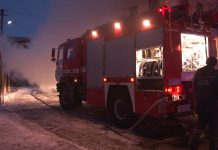 В центре Павлограда горела хозпристройка