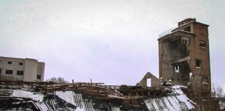 В Павлограде обрушилась часть заброшенного здания