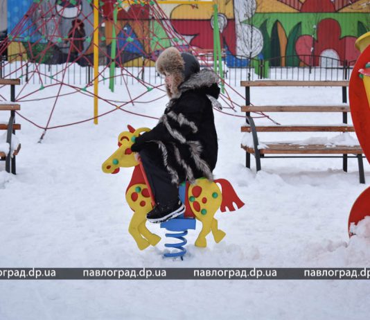 Только из Детского парка Павлограда вывезли 12 тонн снега