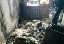 При пожаре в одной из квартир в Першотравенске спасли четверых людей (ВИДЕО)