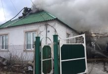 В жилом доме в Павлограде сгорела крыша