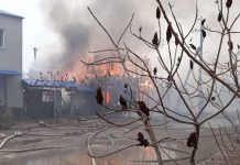 В Павлограде произошел пожар в кафе (ФОТО и ВИДЕО)