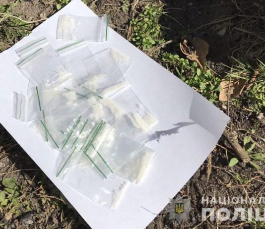 При обыске мужчина выбросил наркотики в окно