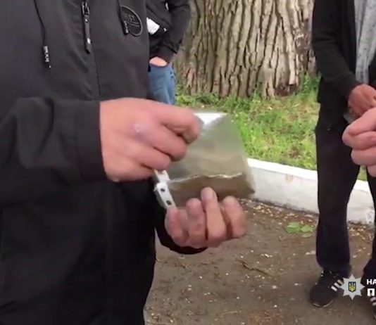 У агрессивного павлоградца нашли марихуану (ВИДЕО)