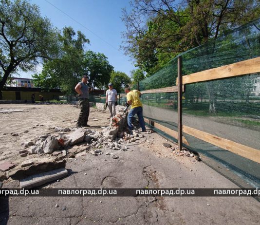 В Павлограде продолжается реконструкция сквера: «Это будет релакс-зона»