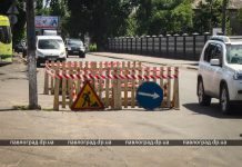 На ул. Полтавской просел коллектор