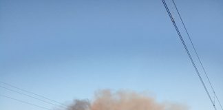 Под Днепром загорелась электричка