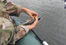 Браконьеры установили сетку на р. Волчья в центре города (ВИДЕО)