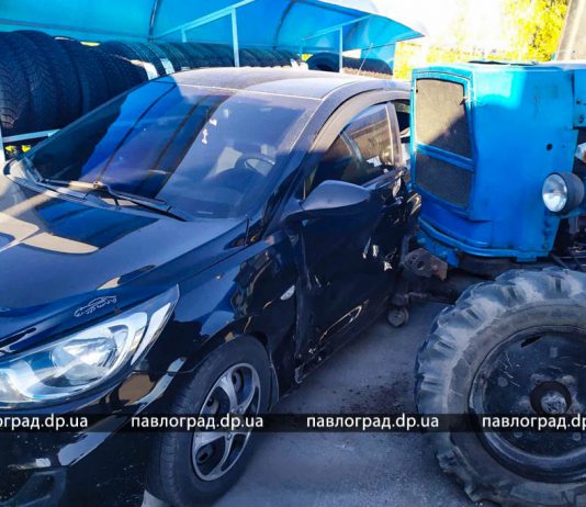 В Павлограде на заправке произошло ДТП