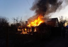 В Павлограде сгорела дача