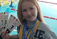 Девочка из Павлограда завоевала 6 медалей всеукраинских соревнований по плаванью