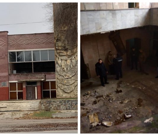 В Павлограде молодой парень разбирал бассейн «Дельфин»